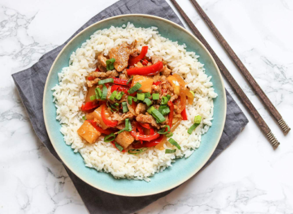 Chinese Pork Stir-Fry With Pineapple