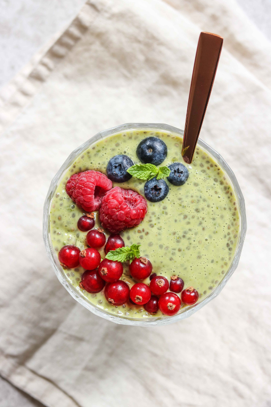 Matcha Chia Pudding