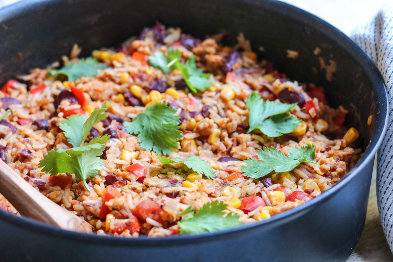 One Pot Turkey Chili With Rice