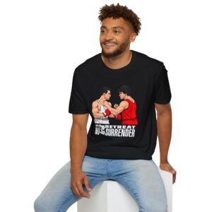 No Retreat No Surrender T-Shirt — Van Damme vs Kurt McKinney Tribute
