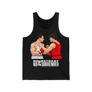 No Retreat No Surrender Tank Top — Van Damme vs. Kurt McKinney Tribute